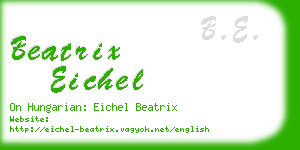 beatrix eichel business card